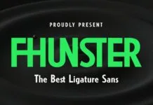 Fhunster Font Fhunster Font Poster 1