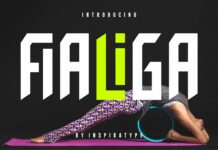 Fialiga Font Poster 1