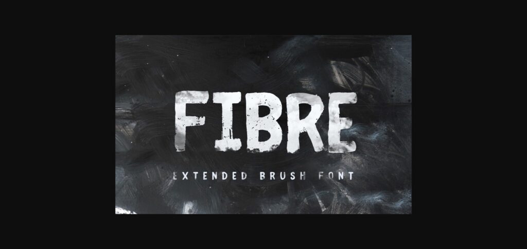 Fibre Extended Font Poster 1