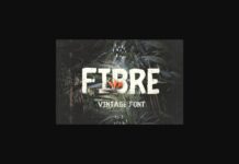 Fibre Font Poster 1