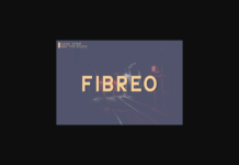 Fibreo Font Poster 1