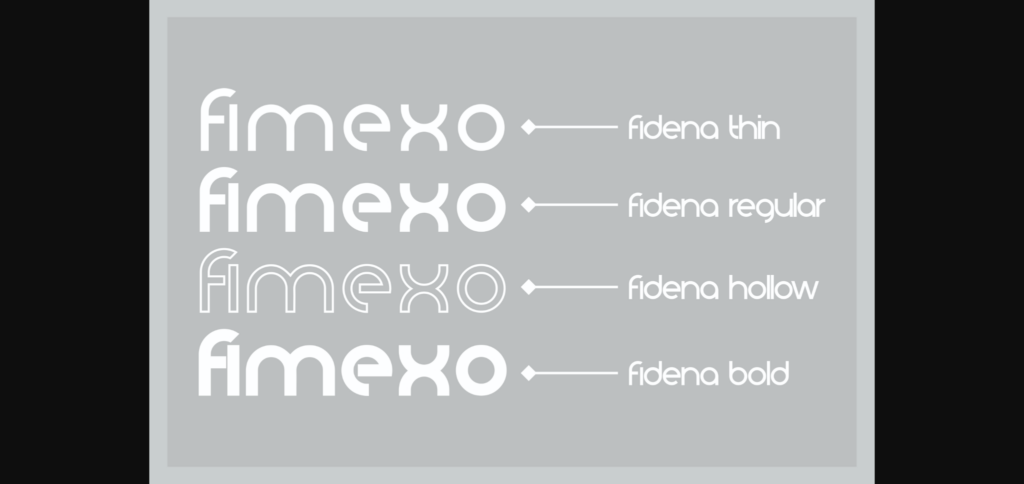 Fidena Font Poster 7