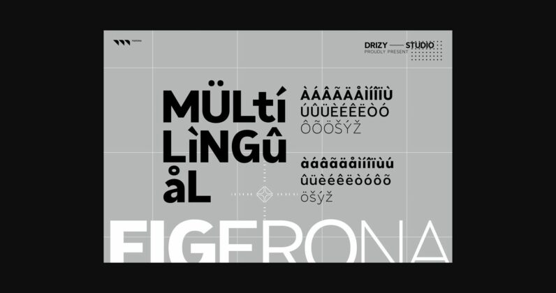 Figerona Font Poster 4