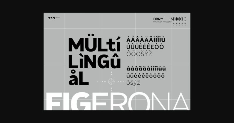 Figerona Font Poster 2