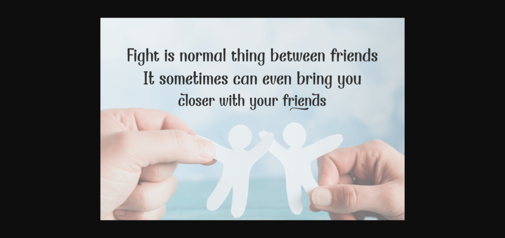 Fighting Friends Font Poster 6