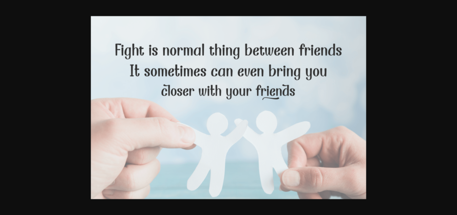 Fighting Friends Font Poster 6