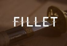 Fillet Font Poster 1