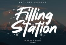 Filling Station Font Poster 1