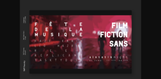 Film Fiction Font Poster 1