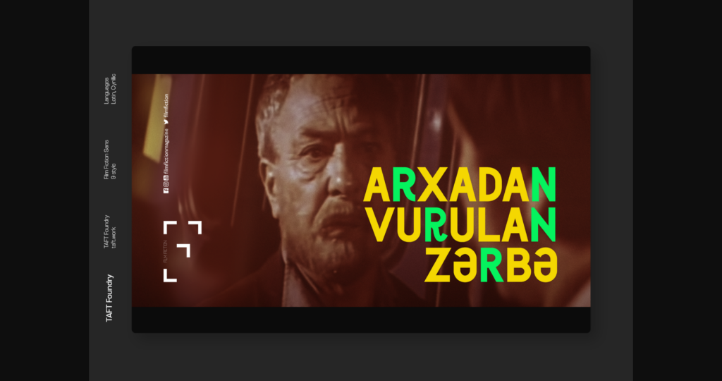 Film Fiction Font Poster 6