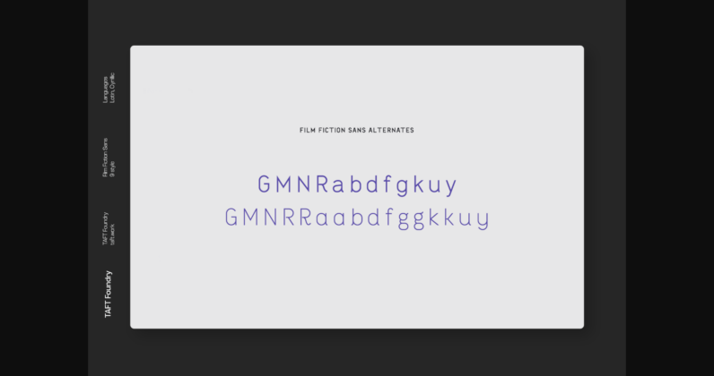 Film Fiction Font Poster 7