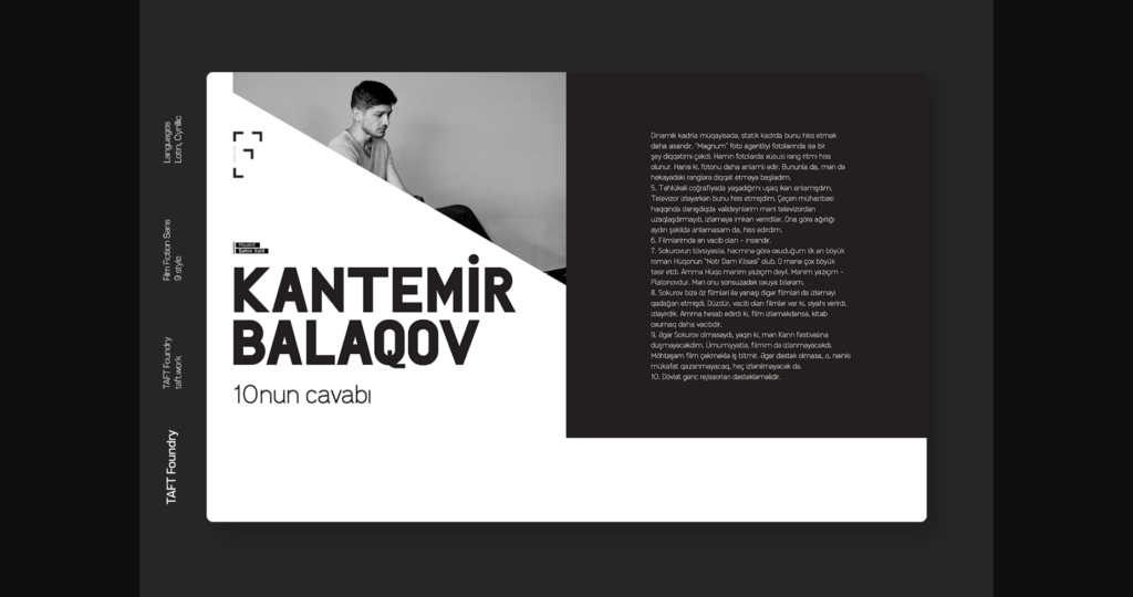 Film Fiction Font Poster 8