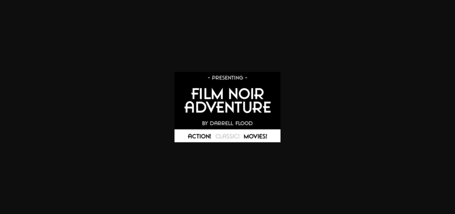 Film Noir Adventure Font Poster 3