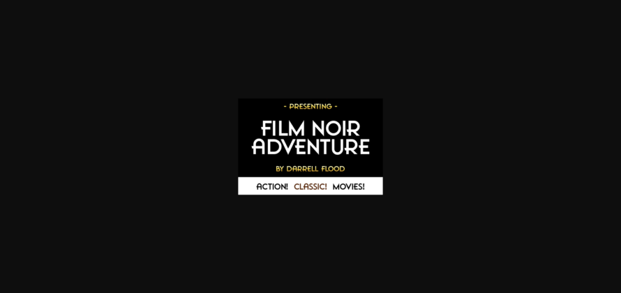 Film Noir Adventure Font Poster 4