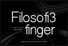 Filosofi3 Finger Font Poster 1