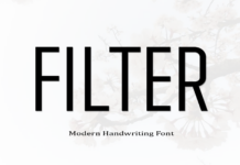 Filter Font Poster 1