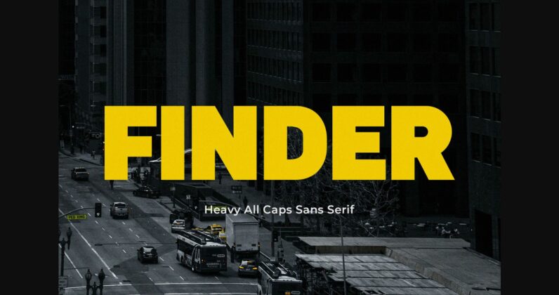 Finder Font Poster 1