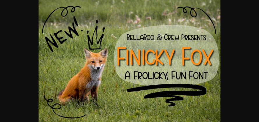 Finicky Fox Font Poster 3