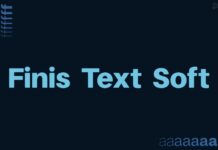 Finis Text Soft Font Poster 1