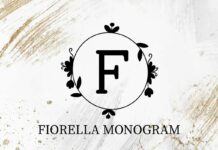 Fiorella Font Poster 1