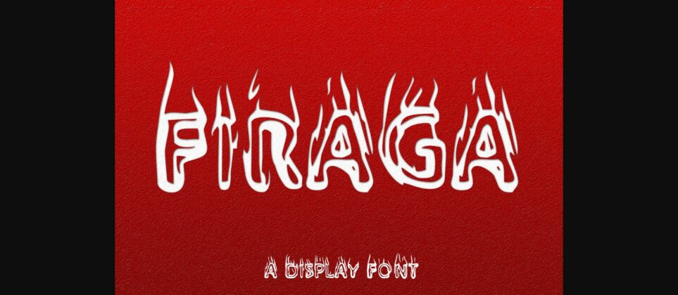 Firaga Font Poster 3
