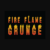 Fire Flame Grunge Font