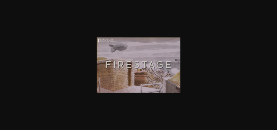 Firestage Font Poster 3