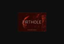 Firthole Font Poster 1