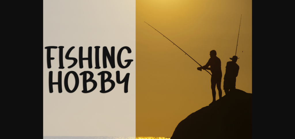 Fishing Font Poster 5