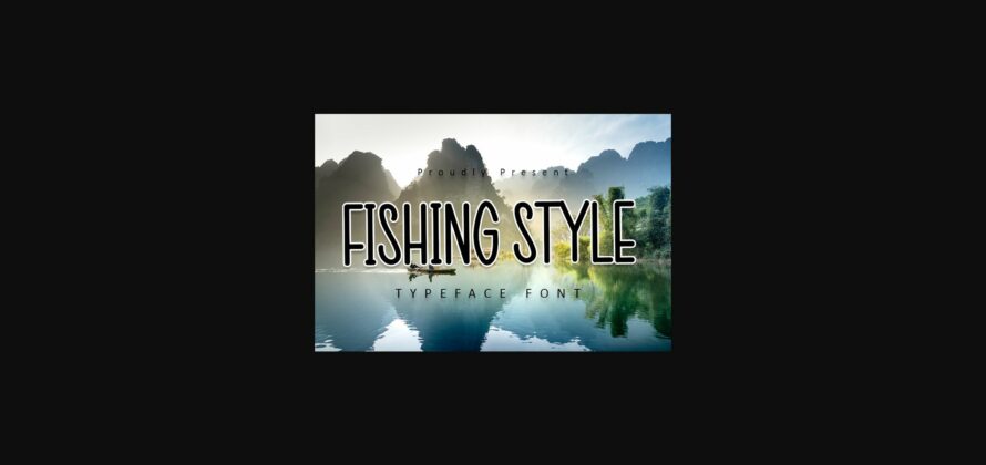 Fishing Style Font Poster 3