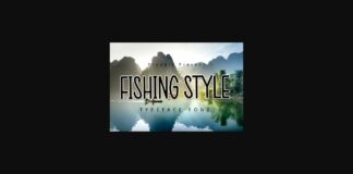 Fishing Style Font Poster 1