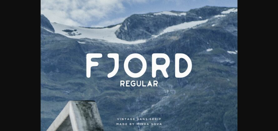 Fjord Font Poster 3
