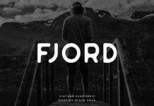 Fjord Font Poster 1