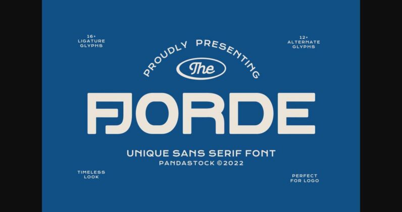 Fjorde Font Poster 3