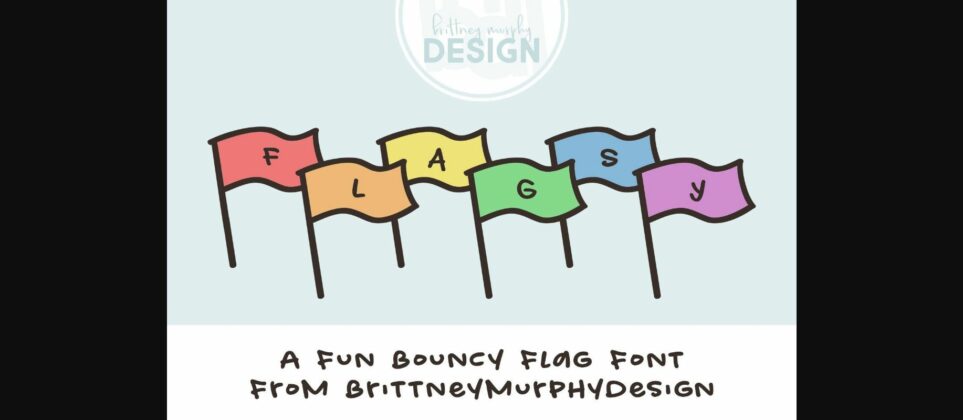 Flagsy Font Poster 3