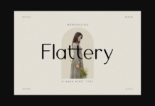 Flattery Font Poster 1