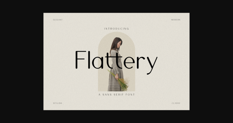 Flattery Font Poster 1