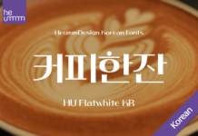 Flatwhite Kr Font Flatwhite Kr Font Poster 1