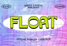 Float Font Float Font Poster 1