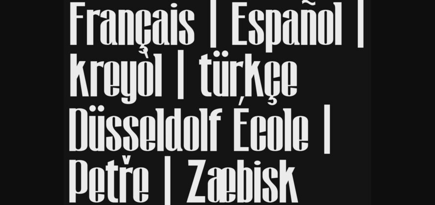 Floe Font Poster 10