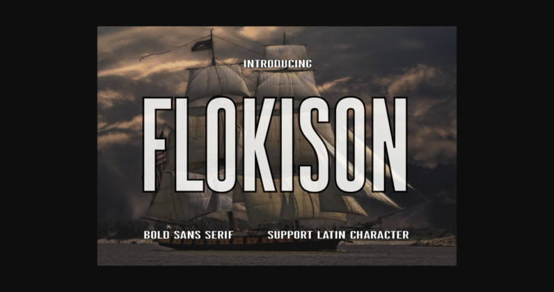 Flokison Font Poster 3