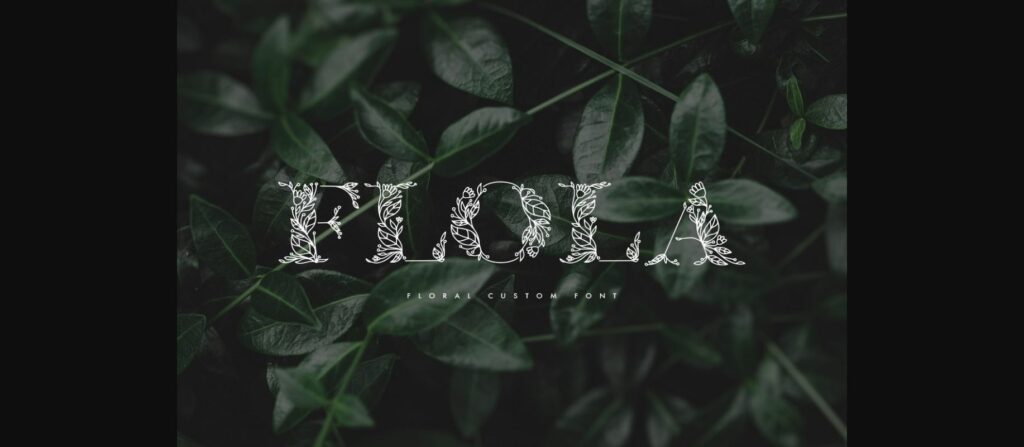 Flola Font Poster 3