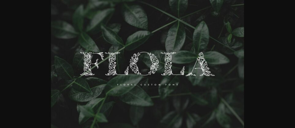 Flola Font Poster 3