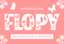 Flopy Font Poster 1