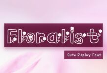 Floralist Font Poster 1