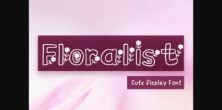 Floralist Font Poster 1