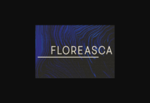 Floreasca Font Poster 1