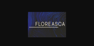 Floreasca Font Poster 1