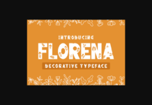 Florena Font Poster 1