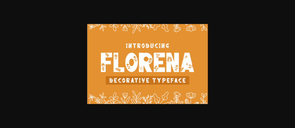 Florena Font Poster 1